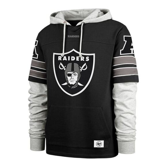 '47 Other - Las Vegas Raiders '47 Brand Black Superior Pullover Hoodie Size Medium